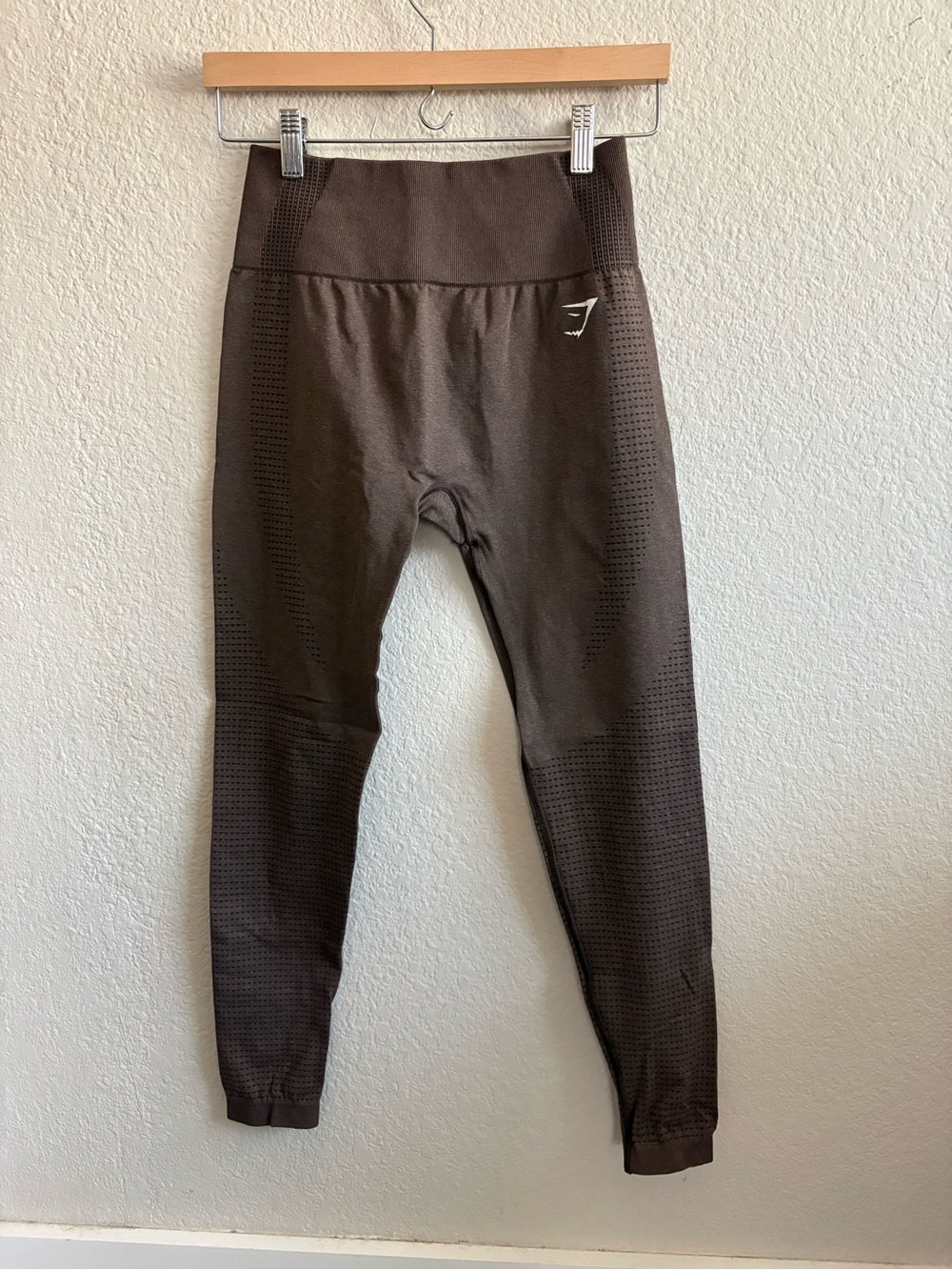 Gymshark Kids Dark Brown Seamless Leggings